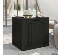 The Living Store Jardinière Noir 55,5x43x53 cm Polypropylène