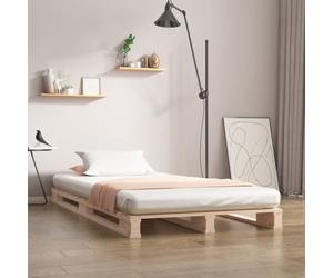 The Living Store Lit en palette 90x200 cm bois massif pin