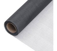 The Living Store Moustiquaire en fibre de verre 100x2000 cm Gris