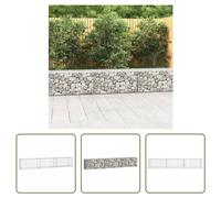 The Living Store Mur en gabions avec couverture 300×50×50 cm Acier galvanisé