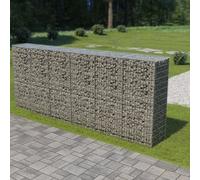 The Living Store Mur en gabions avec couverture Acier galvanisé 300×50×150 cm