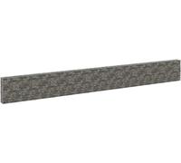 The Living Store Mur en gabions avec couverture Acier galvanisé 900x30x100 cm