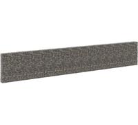 The Living Store Mur en gabions avec couverture Acier galvanisé 900x30x150 cm