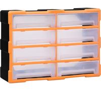 The Living Store Organisateur multi-tiroirs 8 grands tiroirs 52x16x37 cm