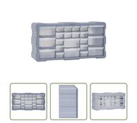 The Living Store Organisateur multi-tiroirs avec 22 tiroirs 49x16x25,5 cm