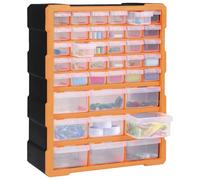 The Living Store Organisateur multi-tiroirs avec 39 tiroirs 38x16x47 cm