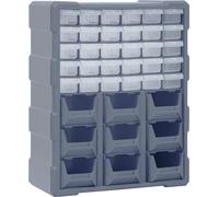 The Living Store Organisateur multi-tiroirs avec 39 tiroirs 38x16x47 cm