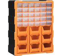 The Living Store Organisateur multi-tiroirs avec 39 tiroirs 38x16x47 cm
