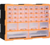 The Living Store Organisateur multi-tiroirs avec 40 tiroirs 52x16x37,5 cm