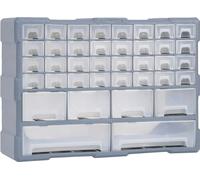 The Living Store Organisateur multi-tiroirs avec 40 tiroirs 52x16x37,5 cm