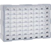 The Living Store Organisateur multi-tiroirs avec 64 tiroirs 52x16x37,5 cm