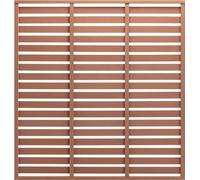 The Living Store Panneau de clôture WPC 180x180 cm Marron