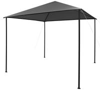 The Living Store Pavillon 3x3 m Anthracite Tissu et acier 180 g/m