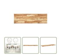 The Living Store Plan de toilette enduit d'huile 140x40x2 cm bois massif acacia