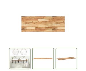 The Living Store Plan de toilette enduit d'huile 140x50x2 cm bois massif acacia