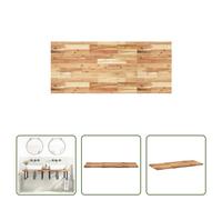 The Living Store Plan de toilette enduit d'huile 140x60x4 cm bois massif acacia