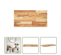 The Living Store Plan de toilette huilé 100x40x4 cm bois massif acacia
