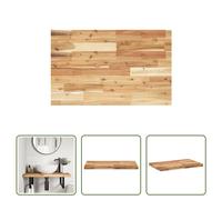 The Living Store Plan de toilette huilé 100x50x4 cm bois massif acacia