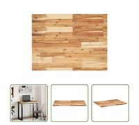 The Living Store Plan de toilette huilé 100x60x2 cm bois massif acacia