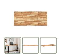 The Living Store Plan de toilette huilé 120x60x2 cm bois massif acacia
