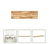 The Living Store Plan de toilette huilé 160x40x2 cm bois massif acacia