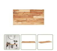 The Living Store Plan de toilette huilé 60x40x2cm bois massif acacia