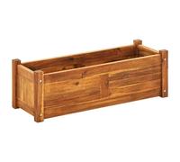 The Living Store Plateau de jardin en bois d'acacia 76x27,6x25 cm