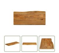 The Living Store Plateau de table avec arête d'arbre 90x40x3,8 cm bois massif mangue