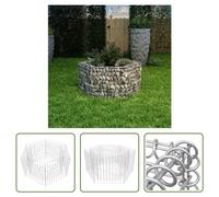 The Living Store Plateau hexagonal en gabion 100×90×50 cm