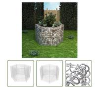 The Living Store Plateau hexagonal en gabion 160×140×100 cm
