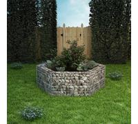 The Living Store Plateau hexagonal en gabion 160×140×50 cm