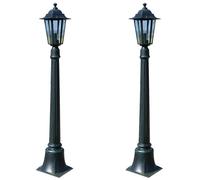 The Living Store Preston lampes de jardin 2 pcs. 105 cm