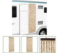 The Living Store Rideau moustiquaire Beige 56x200 cm Chenille