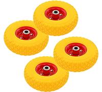The Living Store Roues de diable 4 pcs caoutchouc 3,00-4 (245x82)
