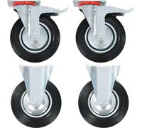 The Living Store Roulettes 4 pcs. 200 mm