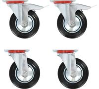 The Living Store Roulettes pivotantes 4 pcs. 160 mm