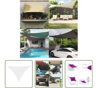 The Living Store Store blanc 7x5x5 m 100% polyester Oxford