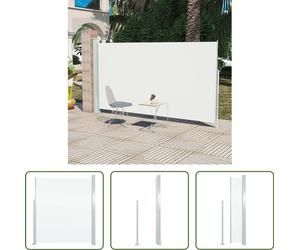 The Living Store Store latéral 160x300 cm blanc crème