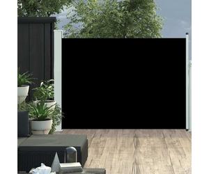 The Living Store Store latéral extensible 100×500 cm Noir