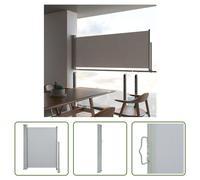 The Living Store Store latéral extensible 100x300 cm Gris