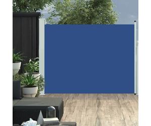 The Living Store Store latéral extensible 140×500 cm bleu