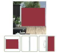 The Living Store Store latéral extensible 140×500 cm rouge