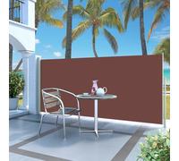 The Living Store Store latéral extensible 140x300 cm Marron