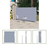 The Living Store Store latéral extensible 160x300 cm Gris