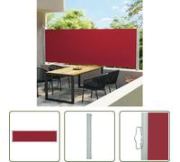 The Living Store Store latéral extensible 600x160 cm rouge
