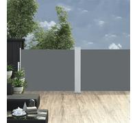The Living Store Store latéral extensible Anthracite 120 x 1000 cm