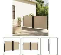 The Living Store Store latéral extensible Beige 120x1200 cm