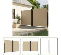 The Living Store Store latéral extensible Beige 220x1200 cm