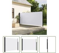 The Living Store Store latéral extensible blanc 160x300 cm