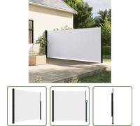 The Living Store Store latéral extensible blanc 180x300 cm